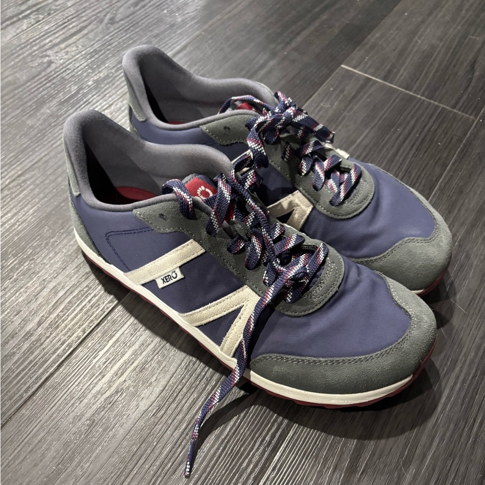 Men's Blue and Green Barefoot Shoes - Picture 2 of 3